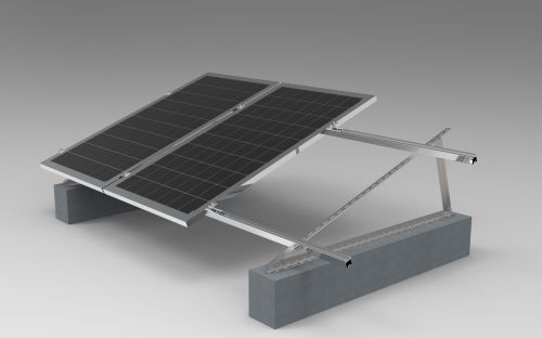flat-roof-solar-mount-rail-based